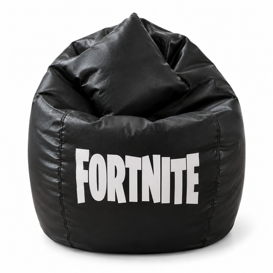 Puf XL temático Fortnite con cojín estampado
