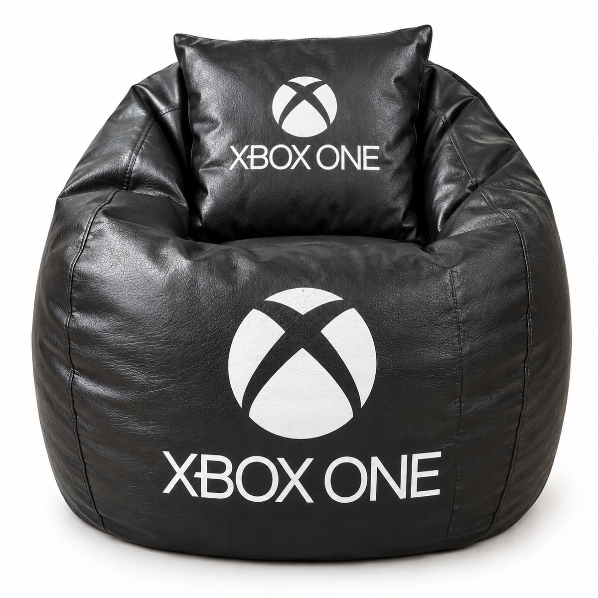 Puf XL temático Xbox One con cojín estampado